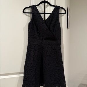 LOFT Black Lace Dress